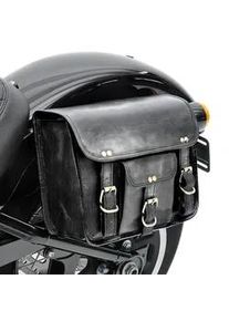 Satteltasche passend für Triumph America / Speedmaster Vintage Tasche Craftride SV2 schwarz