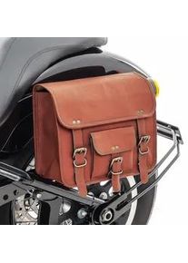 Satteltasche passend für Triumph America / Speedmaster Vintage Tasche Craftride SV1 braun