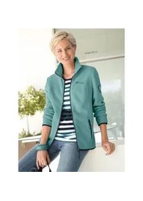 Fleecejacke Casual Looks Gr. 50, grün (jadegrün) Damen Jacken