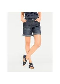 Jeansshorts Heine Gr. 46, Normalgrößen, blau (schwarz denim) Damen Jeans 5-Pocket-Jeans