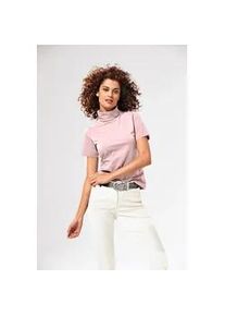 Rollkragenshirt Heine "Rollkragen-Shirt" Gr. 38, rosa (rosé) Damen Shirts