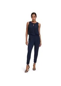 Overall Vera Mont "Vera Mont Jumpsuit mit Cut-Outs" Gr. 42, Normalgrößen, blau (night sky) Damen Overalls Cut-Outs