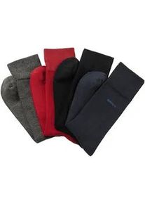 Socken BOSS "3P RS GiftSet Uni CC" Gr. 40-46, bunt Herren Socken mit BOSS Stickerei am Bund