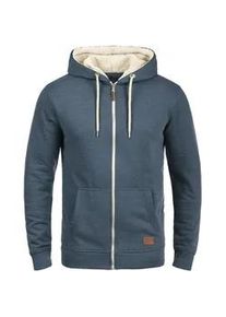 Kapuzensweatshirt Blend "Kapuzensweatjacke BHHulker" Gr. XXL, blau (ensign teddy) Herren Sweatshirts