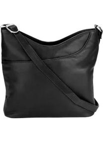 Henkeltasche SZUNA Gr. B/H/T: 31cm x 31cm x 8cm onesize, schwarz Damen Taschen echt Leder