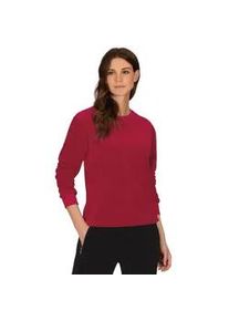 Sweatshirt TRIGEMA "TRIGEMA Nicki-Shirt" Gr. XXL, rot (rubin) Damen Sweatshirts