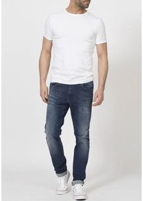 Herren Slim-fit-Jeans "Seaham", blau, modisch, Gr. 30, PETROL INDUSTRIES, Obermaterial: 94% Baumwolle, 3% Elasthan, 3% Polyester, Jeans