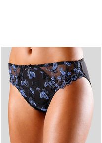 Lascana Damen Slip, Gr. 44, blau, Microtouch, Obermaterial: 50% Polyamid, 30% Polyester, 20% Elasthan, Unterhosen, Dessous mit schöner