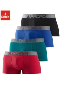 s.Oliver Herren Hipster, Gr. S, bunt, Jersey, Obermaterial: 92% Baumwolle, 8% Elasthan (LYCRA), unifarben, Unterhosen, knapp sitzende Boxershorts für
