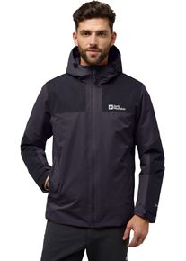 Jack Wolfskin Herren Funktionsjacke "JASPER", grau, sportlich, Gr. M, Obermaterial: 100% Polyester, Jacken