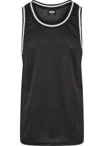 Urban Classics Damen Tanktop "Urban Classics Herren Mesh Tanktop", schwarz, Gr. L, unifarben, 100% Polyester, Tops