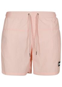 Urban Classics Herren Badeshorts "Urban Classics Herren Block Swim Shorts", pink, Gr. 4XL, 100% Polyamid, Badehosen