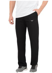 TRIGEMA Herren Jerseyhose "TRIGEMA Hose DELUXE Baumwolle", schwarz, sportlich, Gr. S, 100% Baumwolle, Hosen