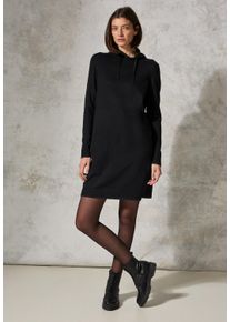 Cecil Damen Sweatkleid, schwarz, casual, Gr. XXL, unifarben, Stoff, 33% Polyester, 31% Polyacryl, 24% Baumwolle, 12% Nylon, Kleider, soft und