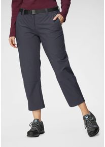 Maier Sports Damen Trekkinghose "7/8 LULA", blau, sportlich, Gr. 48, Obermaterial: 90% Polyamid, 10% Elasthan, Hosen, 4-Wege-Stretch, auch in großen