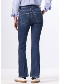 Damen Skinny-fit-Jeans, blau, casual, Gr. 25, STREET ONE STUDIO, unifarben, Jeans, 90% Baumwolle, 7% Elastomultiester, 3% Elasthan, Jeans, High Waist