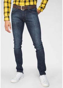 Lee Herren Tapered-fit-Jeans "LUKE", blau, casual, Gr. 36, Denim/Jeans, Obermaterial: 93% Baumwolle, 5% Polyester, 2% Elasthan, Jeans
