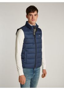 Tommy Jeans Herren Steppweste "TJM LT DOWN VEST EXT", blau, casual, Gr. XXL, unifarben, Web, Obermaterial: 100% Polyamid, Westen, mit Daunenwattierung