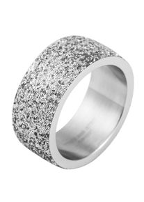 Lady Damen Fingerring, 17, Edelstahl-Metall, silber, Edelstahl, Metall, Fingerringe