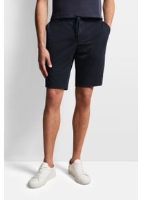 Bugatti Herren Bermudas, blau, casual, Gr. 48, 81% Polyester, 16% Viskose, 3% Elasthan, Hosen, mit Kordelzug