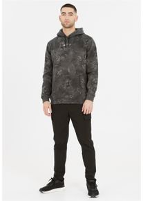 Virtus Herren Kapuzensweatshirt "Callum", grau, casual, Gr. XXXL, bedruckt, 45% Polyester, 35% Baumwolle, 20% Polyester, Sweatshirts, mit angesagtem