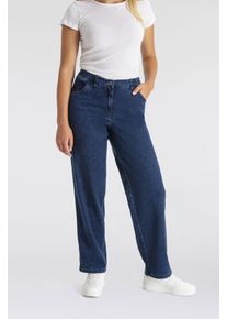 KjBRAND Damen Stretch-Hose "Babsie", blau, Gr. 23, Denim/Jeans, Obermaterial: 71% Baumwolle, 25% Polyester, 4% Elasthan, Hosen