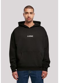 F4NT4STIC Herren Kapuzenpullover "Atari Games Logo Retro Gaming", schwarz, casual, Gr. M, Obermaterial: 100% Baumwolle, Pullover, Premium Qualität
