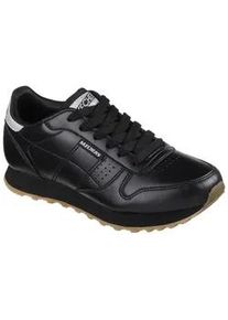 Sneaker Skechers "OG 85 - OLD SCHOOL COOL vegan" Gr. 39, schwarz (schwarz, glitzer) Damen Schuhe mit Glitzer, Freizeitschuh, Halbschuh, Schnürschuh