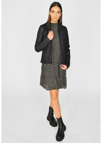 Maze Damen Lederjacke "4202117", schwarz, Gr. XL, Obermaterial: 100% Lammleder / Futter: 100% Baumwolle / Ärmelfutter: 100% Polyester, Jacken