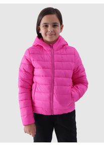 4F Kinder Steppjacke, pink, sportlich, Gr. 158, unifarben, Web, Obermaterial: 100% Polyamid. Futter: 100% Polyester. Wattierung: 100% Polyester,