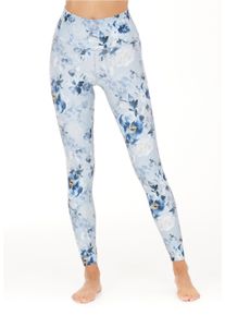 ENDURANCE ATHLECIA ATHLECIA Damen Trainingstights "FRANCE W", weiß, feminin, Gr. 36, geblümt, bedruckt, 81% Polyester, 19% Elasthan, Hosen, mit leichter Kompression