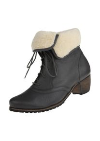 Natural Feet Damen Stiefelette "Ista", Gr. 38, grau, Leder, casual, Schuhe, aus echtem Hirschleder