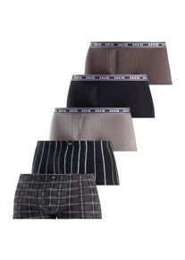 H.I.S. H.I.S Herren Hipster, Gr. S, schwarz, Jersey, Obermaterial: 95% Baumwolle, 5% Elasthan, unifarben, gestreift, kariert, Unterhosen, knapp sitzende
