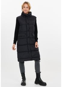 WHISTLER Damen Steppweste "Amaretto", schwarz, casual, Gr. 38, 100% Nylon, Westen, in langem Schnitt