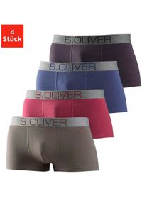 s.Oliver Herren Hipster, Gr. S, bunt, Jersey, Obermaterial: 92% Baumwolle, 8% Elasthan (LYCRA), unifarben, Unterhosen, knapp sitzende Boxershorts für