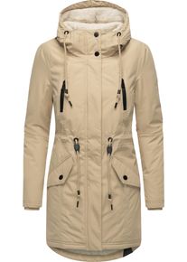 Ragwear Damen Wintermantel "Elsien", grau, modisch, Gr. XXL, Obermaterial: 100% Polyester, Innenfutter: 100% Polyester, Wattierung: 100% Polyester,