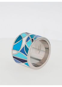 Lady Damen Fingerring, 17, Edelstahl-Metall, silber, Edelstahl, Metall, Fingerringe