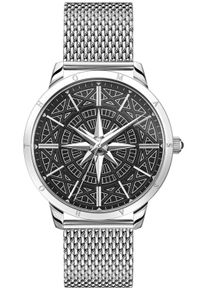 Thomas Sabo Damen Quarzuhr "REBEL SPIRIT KOMPASS", silber, Armbanduhren, Armbanduhr,Damen,Herren,Onyx- oder Lapislazuli-Steine,Edelstahlarmband