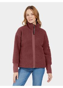 DIDRIKSONS 1913 DIDRIKSONS Damen Fleecejacke "MELLA WNS FZ 3", rot, sportlich, Gr. 46, unifarben, Fleece, Obermaterial: 100% Polyester. Futter: 100% Polyester, Jacken