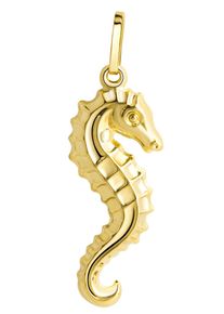 Firetti Damen Ketten-Anhänger "Schmuck Geschenk Gold 333 Halsschmuck Anhänger Halskette Seepferd", Gelbgold 333, 0,54 g, gold, Gelbgold 333,