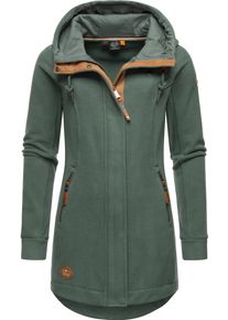 Ragwear Damen Parka "Letti Fleece", grün, sportlich, Gr. 4XL, Fleece, Obermaterial: 100% Polyester, Jacken, Sportliche Damen Fleecejacke mit Kapuze