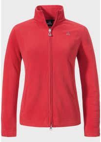 Schöffel SCHÖFFEL Damen Fleecejacke "Fleece Jacket Leona3", rot, sportlich, Gr. 40, Oberstoff: 100% Polyester, Jacken