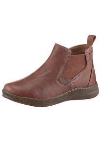 Josef Seibel Damen Chelseaboots "Conny 57", Gr. 40, braun, Ziegenleder, used, unifarben, casual, Schuhe, Schlupfboot, Winterstiefel, Komfortschuh mit
