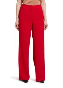 Vera Mont Damen Anzughose "Vera Mont Anzughose mit Taschen", rot, elegant, Gr. 44, Cru00eape, Obermaterial: 100% Polyester., Hosen, Material