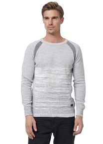 Rusty Neal Herren Strickpullover "Rusty Neal Knitwear", grau, casual, Gr. XXL, meliert, mehrfarbig, 50% Polyacryl, 50% Baumwolle, Pullover, im