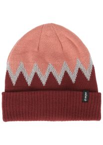 ZIGZAG Kinder Beanie "Samba", rot, casual, mehrfarbig, 100% Polyacryl, Mützen, mit reflektierendem Muster