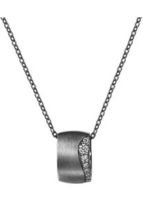 Firetti Damen Kette mit Anhänger "Schmuck Geschenk Silber 925 Halsschmuck Ankerkette", Silber 925 (Sterlingsilber), L: 45cm B: 1,2mm, silber, Silber