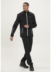 Endurance Herren Sportanzug "Naval", schwarz, casual, Gr. XXL, unifarben, 100% Polyester, Sportanzüge, mit wasser -und winddichter Funktion