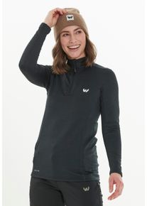 WHISTLER Damen Langarmshirt "Juice", schwarz, casual, Gr. 44, unifarben, 98% Polyester, 2% Elasthan, Shirts, mit praktischer Quick Dry-Funktion
