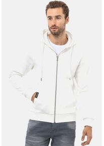 Cipo & Baxx CIPO & BAXX Herren Sweatjacke "Jacken", beige, Basic, Gr. XL, unifarben, 70% Baumwolle;30% Polyester, Sweatjacken, mit Kapuze, CL556